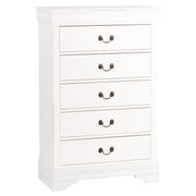 Solid Wood Sleigh Bedroom- White Color