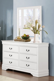 Solid Wood Sleigh Bedroom- White Color