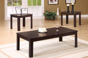 3Pcs Wooden Coffee Table #055011