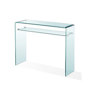 Bent Glass Console Table #10398/96