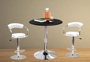 3Pcs Pub Height Table Set- White