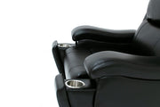 Gel Leather Power Recliner Set - Black #178032