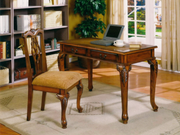 Wooden Map Desk and Chair Set- Walnut Color #17031
