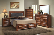Solid Wood Bedroom Set in Walnut Color #17Chris