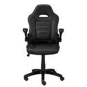 Black Leather Office Chair #033806