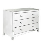 Clear Mirror Sideboard - 3 Drawers #100649