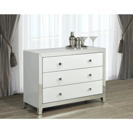 White Mirror Glass Sideboard #100650