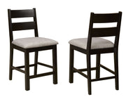 Dark Chocolate Counter Height Chairs - 2 in a Box #031749